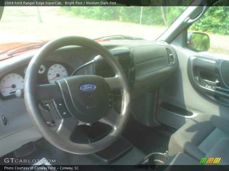 Bright Red / Medium Dark Flint 2004 Ford Ranger Edge SuperCab