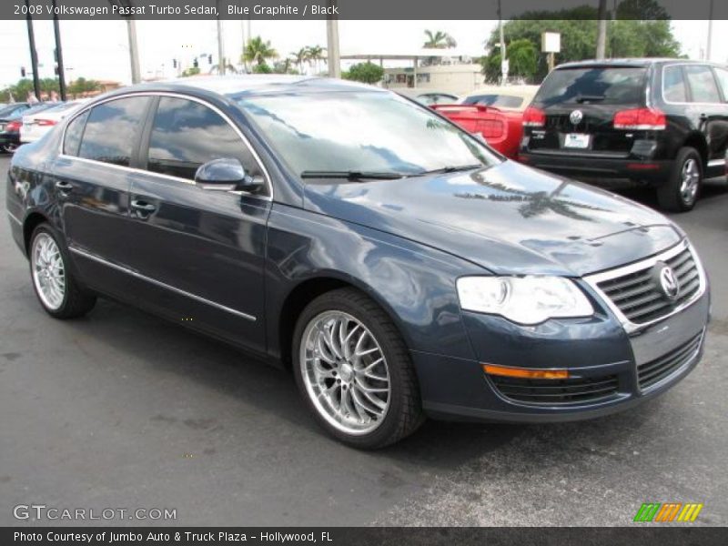 Blue Graphite / Black 2008 Volkswagen Passat Turbo Sedan