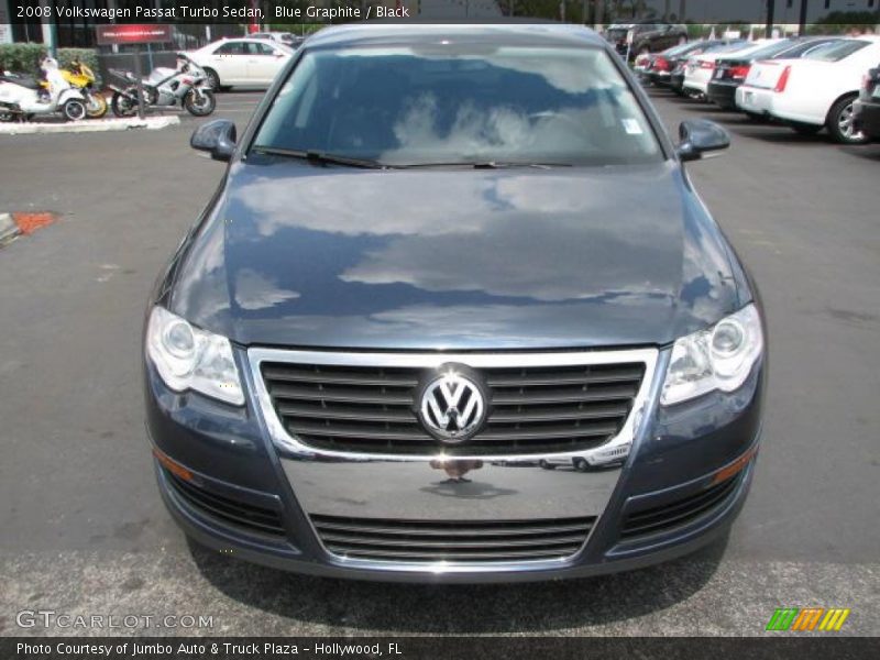 Blue Graphite / Black 2008 Volkswagen Passat Turbo Sedan