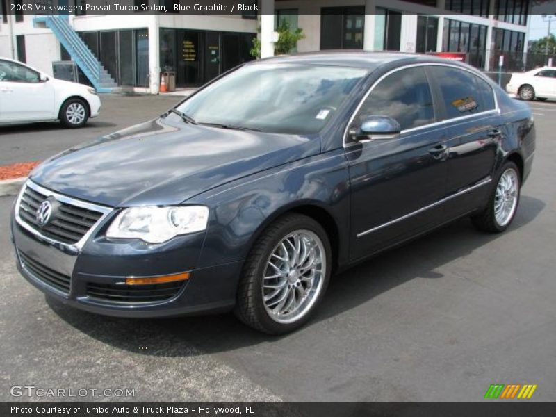 Blue Graphite / Black 2008 Volkswagen Passat Turbo Sedan