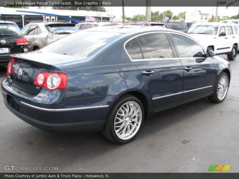 Blue Graphite / Black 2008 Volkswagen Passat Turbo Sedan
