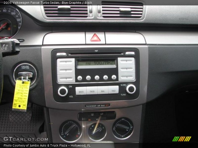Blue Graphite / Black 2008 Volkswagen Passat Turbo Sedan
