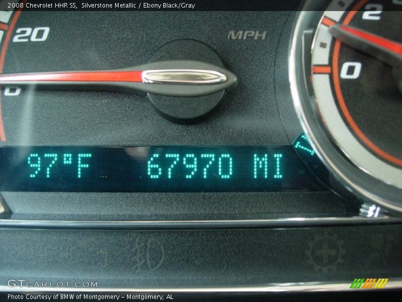 Silverstone Metallic / Ebony Black/Gray 2008 Chevrolet HHR SS