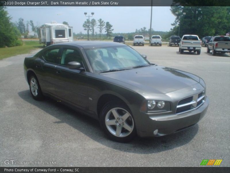Dark Titanium Metallic / Dark Slate Gray 2010 Dodge Charger SXT