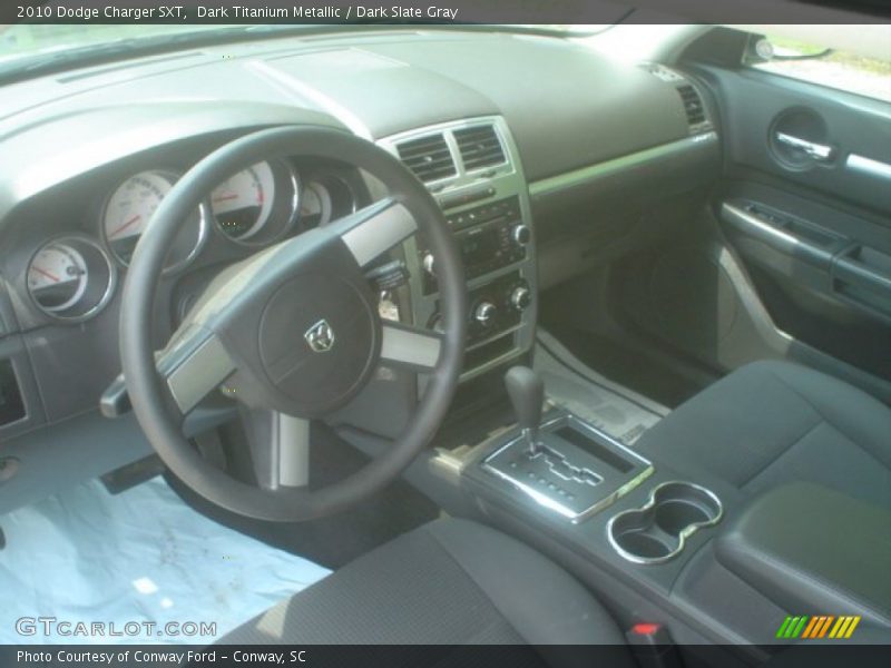 Dark Titanium Metallic / Dark Slate Gray 2010 Dodge Charger SXT