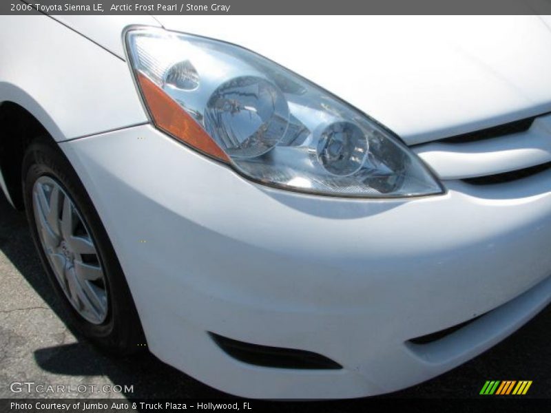 Arctic Frost Pearl / Stone Gray 2006 Toyota Sienna LE