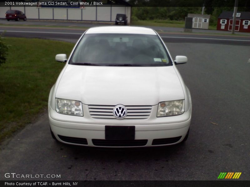 Cool White / Black 2001 Volkswagen Jetta GLS Sedan