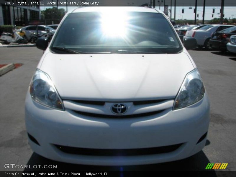 Arctic Frost Pearl / Stone Gray 2006 Toyota Sienna LE