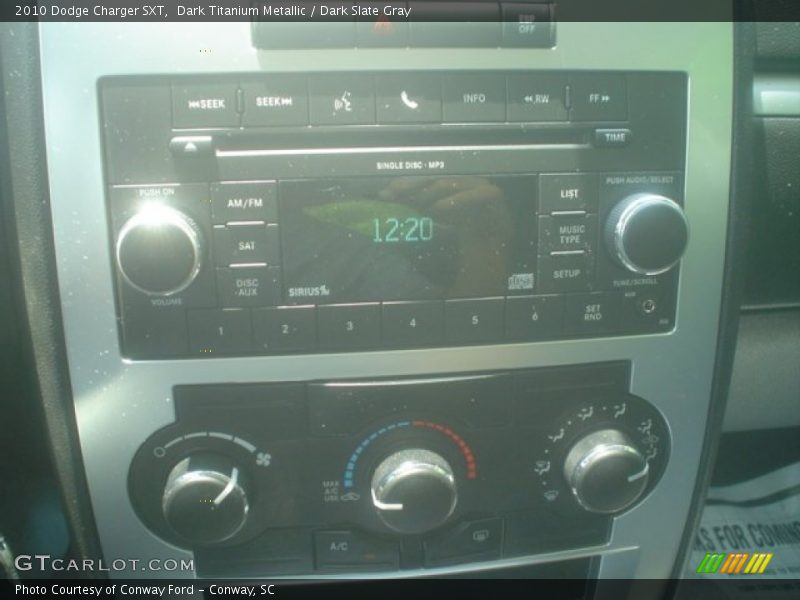 Dark Titanium Metallic / Dark Slate Gray 2010 Dodge Charger SXT