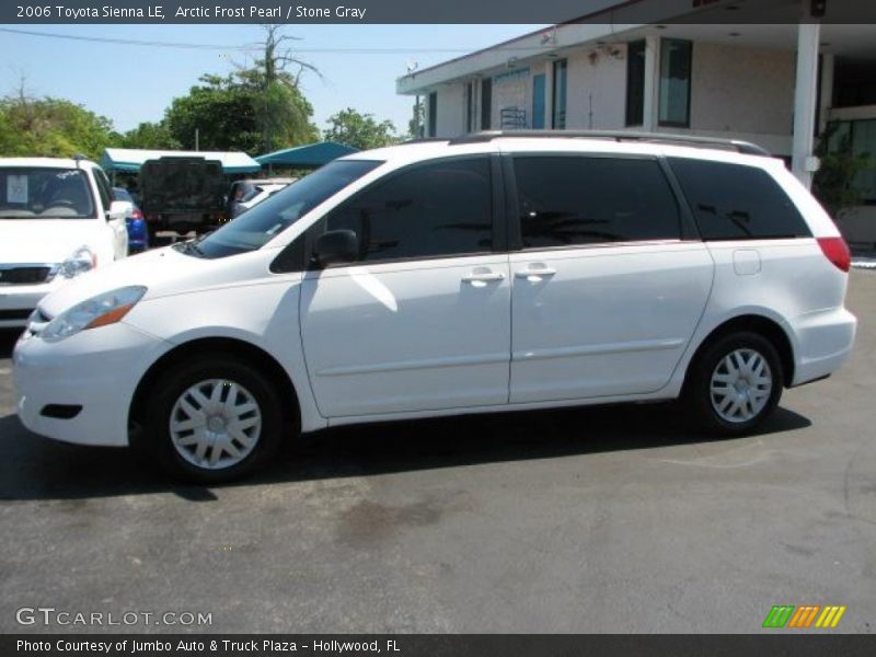 Arctic Frost Pearl / Stone Gray 2006 Toyota Sienna LE