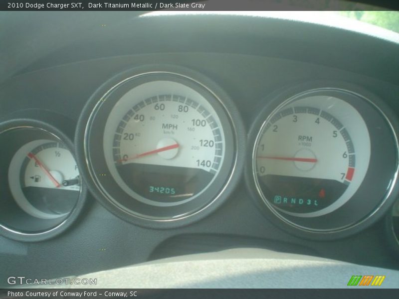 Dark Titanium Metallic / Dark Slate Gray 2010 Dodge Charger SXT