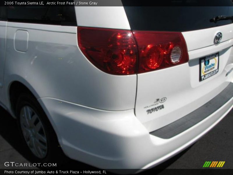 Arctic Frost Pearl / Stone Gray 2006 Toyota Sienna LE