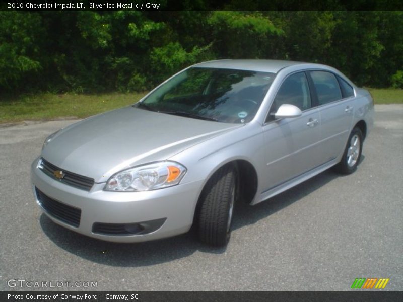 Silver Ice Metallic / Gray 2010 Chevrolet Impala LT