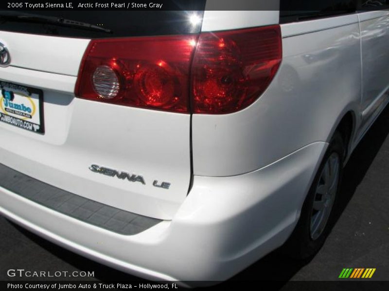 Arctic Frost Pearl / Stone Gray 2006 Toyota Sienna LE
