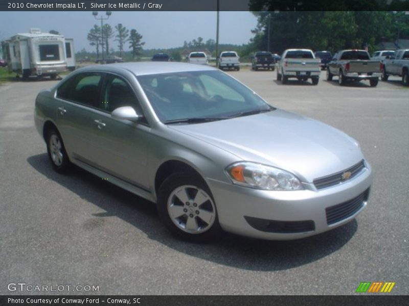 Silver Ice Metallic / Gray 2010 Chevrolet Impala LT