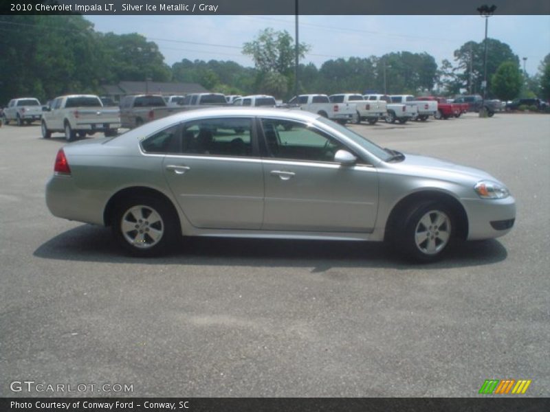 Silver Ice Metallic / Gray 2010 Chevrolet Impala LT