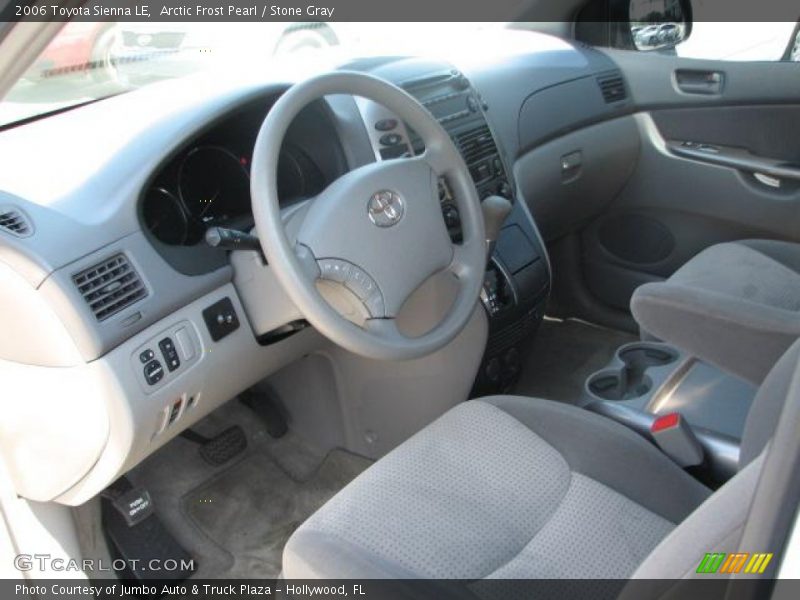 Arctic Frost Pearl / Stone Gray 2006 Toyota Sienna LE