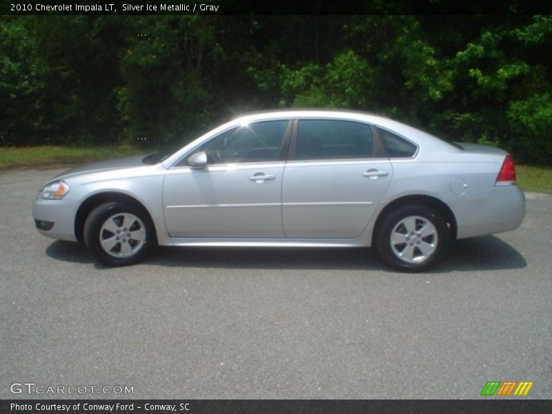 Silver Ice Metallic / Gray 2010 Chevrolet Impala LT