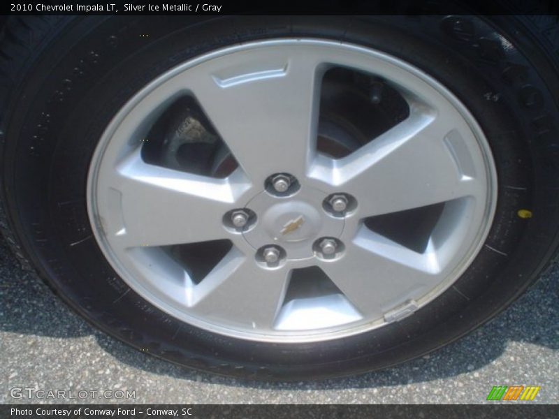Silver Ice Metallic / Gray 2010 Chevrolet Impala LT