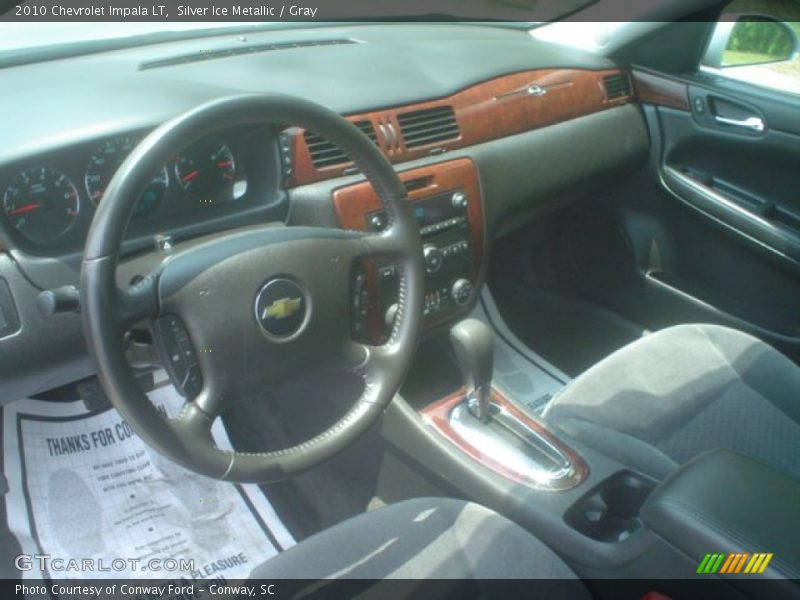 Silver Ice Metallic / Gray 2010 Chevrolet Impala LT