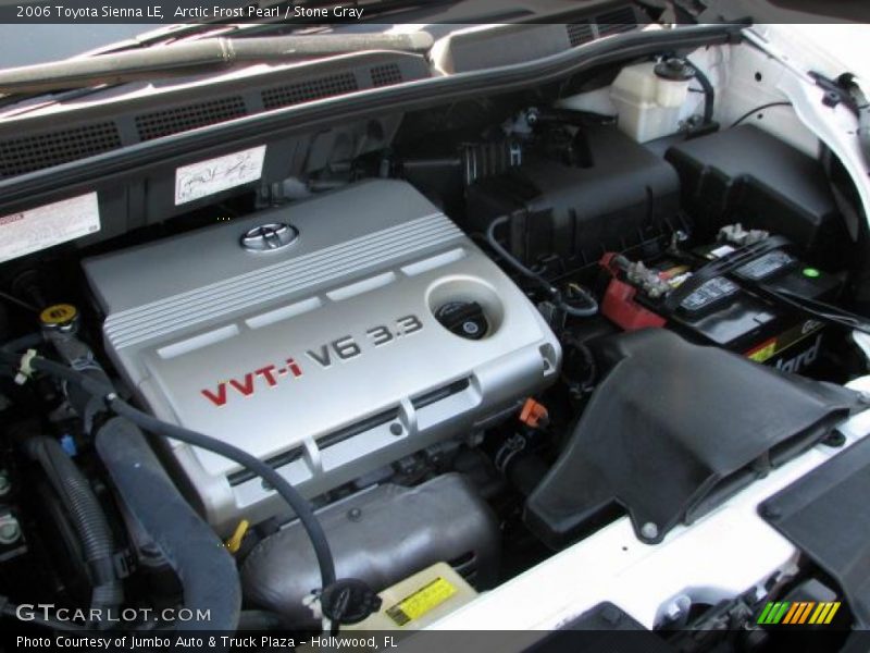 Arctic Frost Pearl / Stone Gray 2006 Toyota Sienna LE
