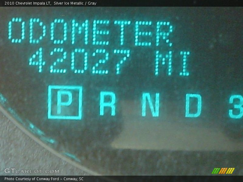 Silver Ice Metallic / Gray 2010 Chevrolet Impala LT