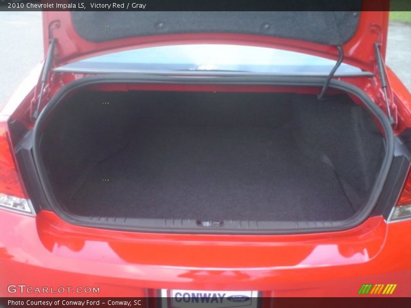 Victory Red / Gray 2010 Chevrolet Impala LS