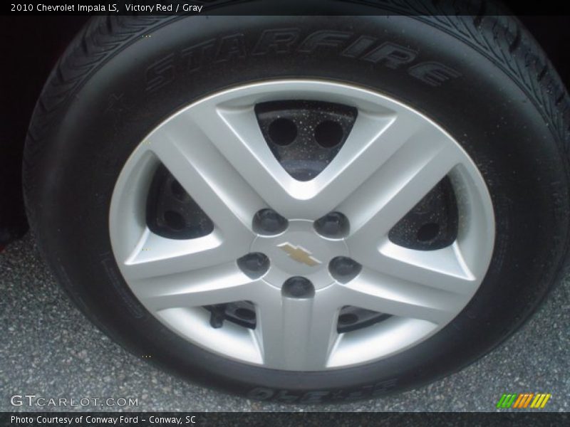 Victory Red / Gray 2010 Chevrolet Impala LS