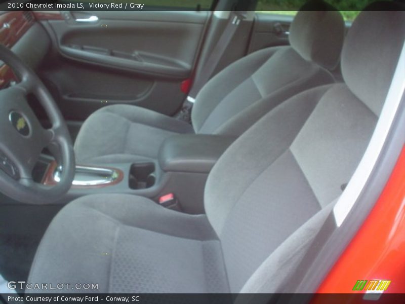 Victory Red / Gray 2010 Chevrolet Impala LS