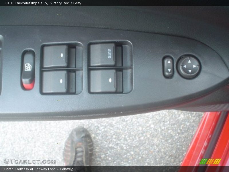 Victory Red / Gray 2010 Chevrolet Impala LS