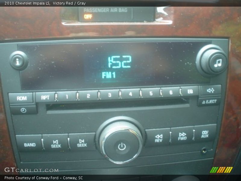 Victory Red / Gray 2010 Chevrolet Impala LS