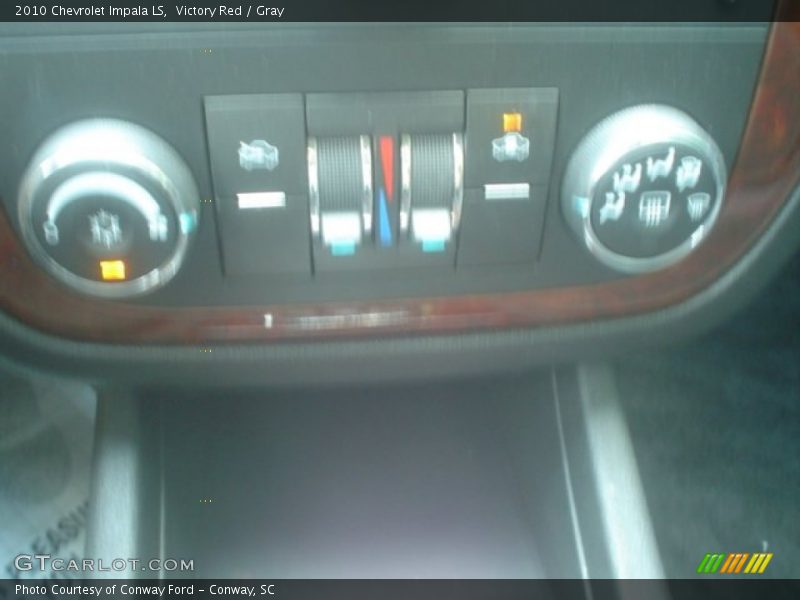 Victory Red / Gray 2010 Chevrolet Impala LS