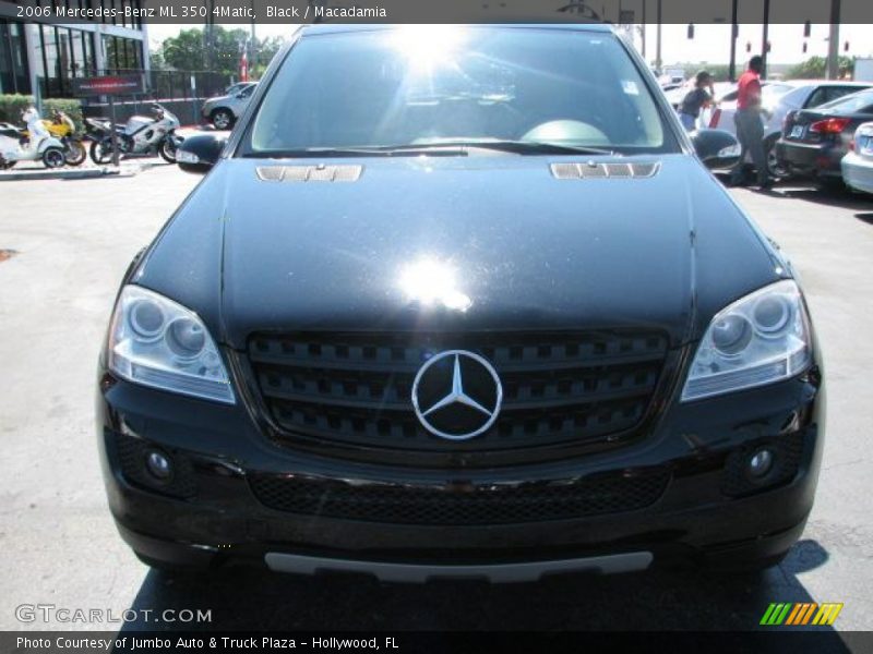 Black / Macadamia 2006 Mercedes-Benz ML 350 4Matic