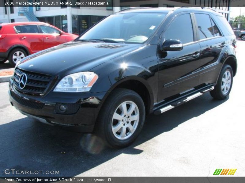 Black / Macadamia 2006 Mercedes-Benz ML 350 4Matic