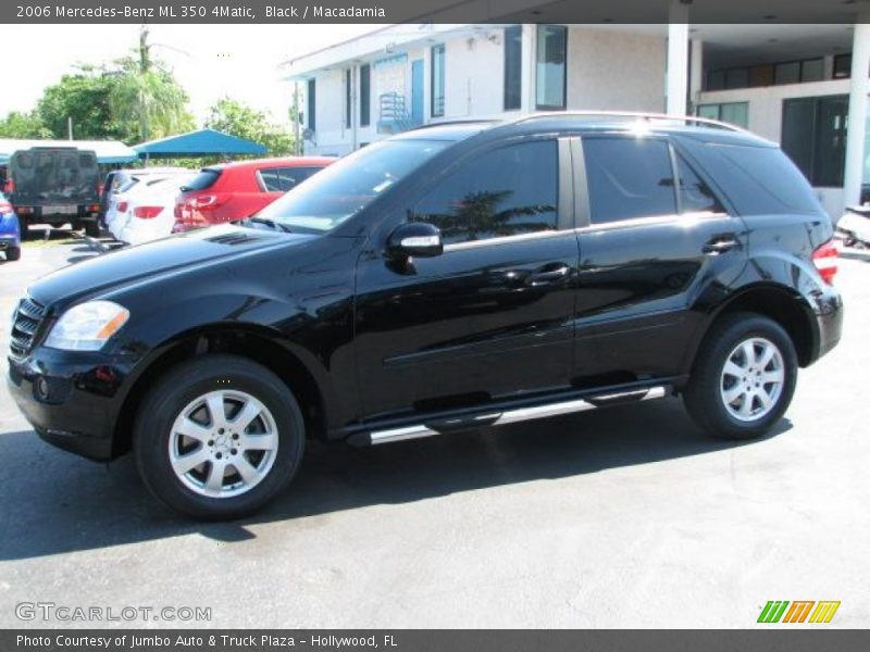 Black / Macadamia 2006 Mercedes-Benz ML 350 4Matic