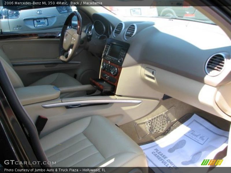 Black / Macadamia 2006 Mercedes-Benz ML 350 4Matic