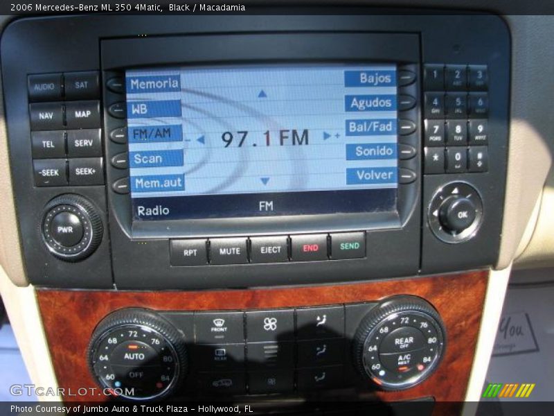 Black / Macadamia 2006 Mercedes-Benz ML 350 4Matic