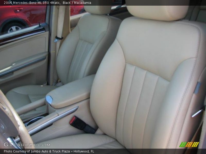 Black / Macadamia 2006 Mercedes-Benz ML 350 4Matic