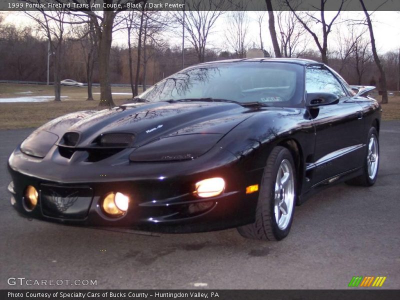 Black / Dark Pewter 1999 Pontiac Firebird Trans Am Coupe
