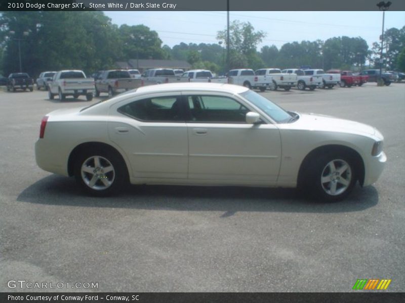 Stone White / Dark Slate Gray 2010 Dodge Charger SXT