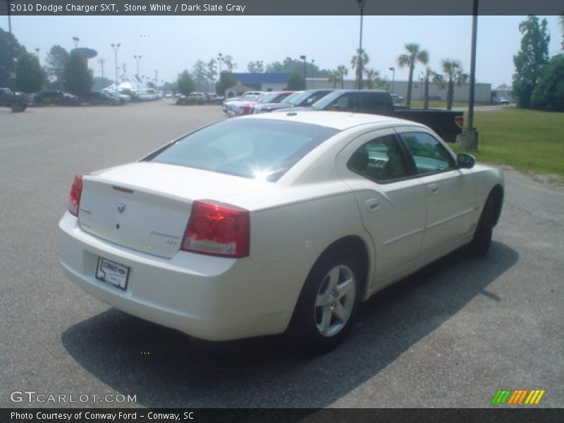 Stone White / Dark Slate Gray 2010 Dodge Charger SXT