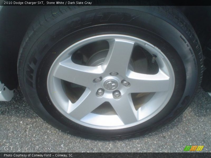 Stone White / Dark Slate Gray 2010 Dodge Charger SXT