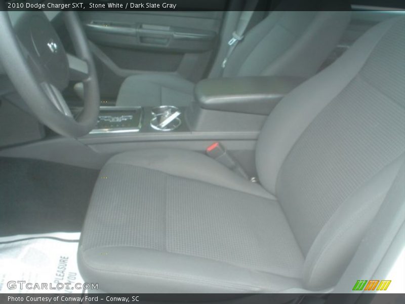 Stone White / Dark Slate Gray 2010 Dodge Charger SXT