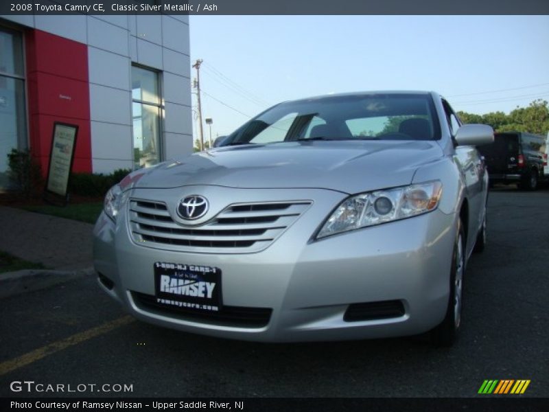 Classic Silver Metallic / Ash 2008 Toyota Camry CE