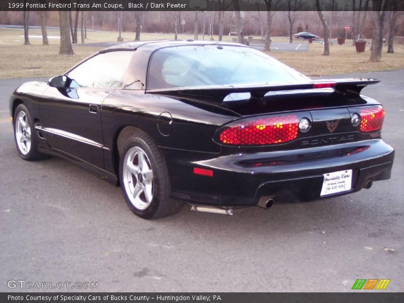 Black / Dark Pewter 1999 Pontiac Firebird Trans Am Coupe