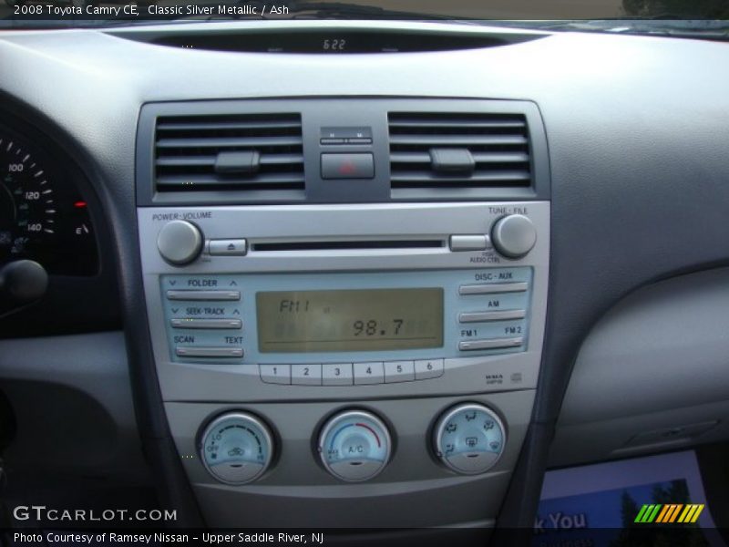 Classic Silver Metallic / Ash 2008 Toyota Camry CE