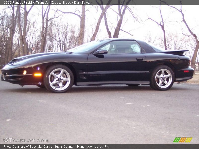 Black / Dark Pewter 1999 Pontiac Firebird Trans Am Coupe
