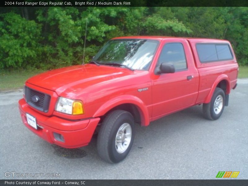 Bright Red / Medium Dark Flint 2004 Ford Ranger Edge Regular Cab