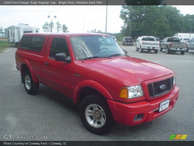Bright Red / Medium Dark Flint 2004 Ford Ranger Edge Regular Cab
