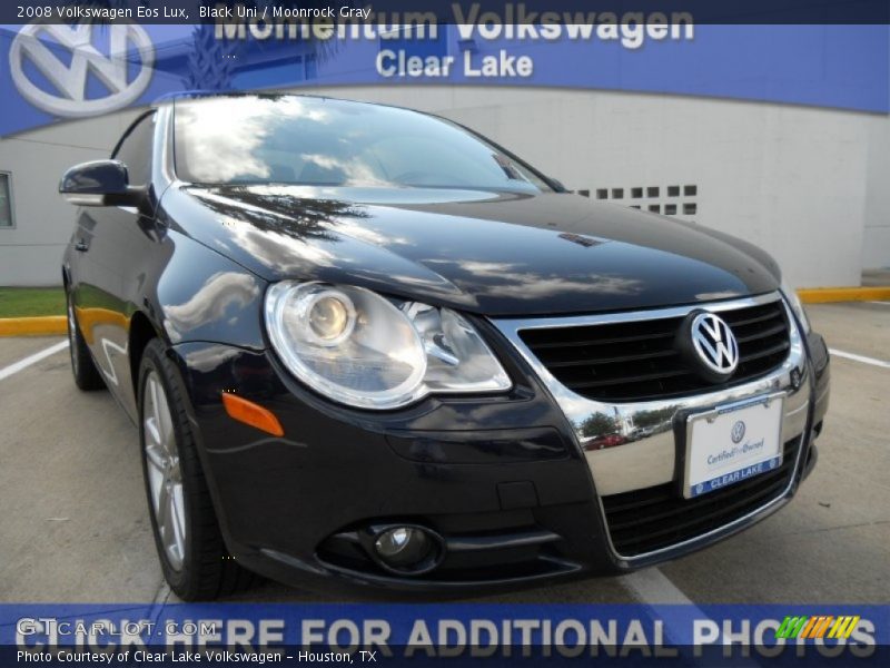 Black Uni / Moonrock Gray 2008 Volkswagen Eos Lux